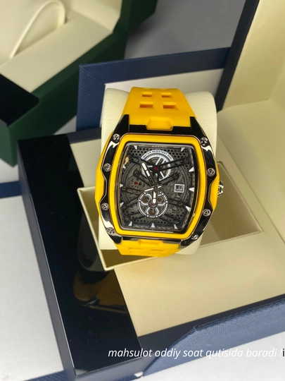 Мужские наручные часы Richard Mille с указателем даты — DUCHE-RICHARD-АЛЫЙ