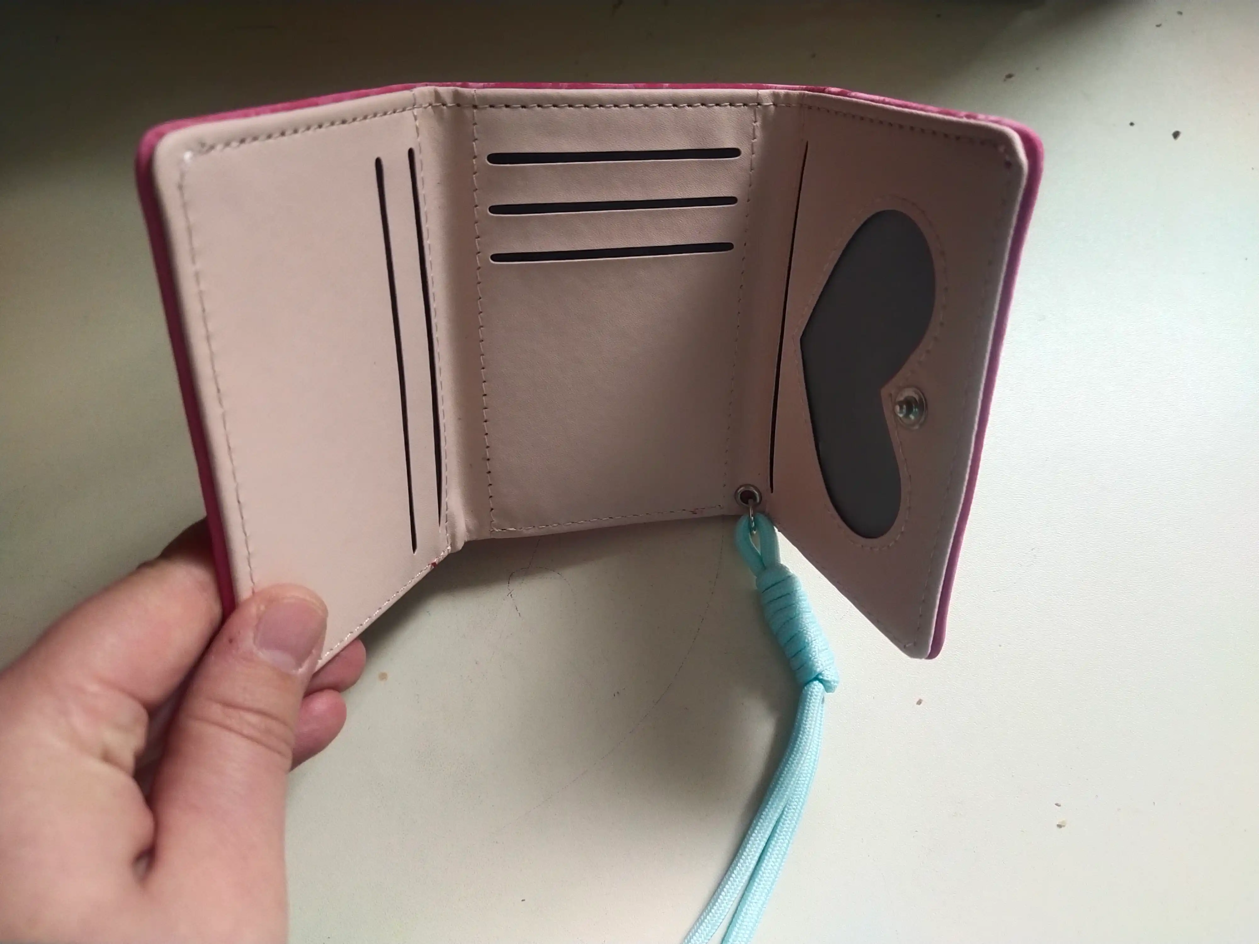 Компактный кошелек для женщин и девочек, cardholder