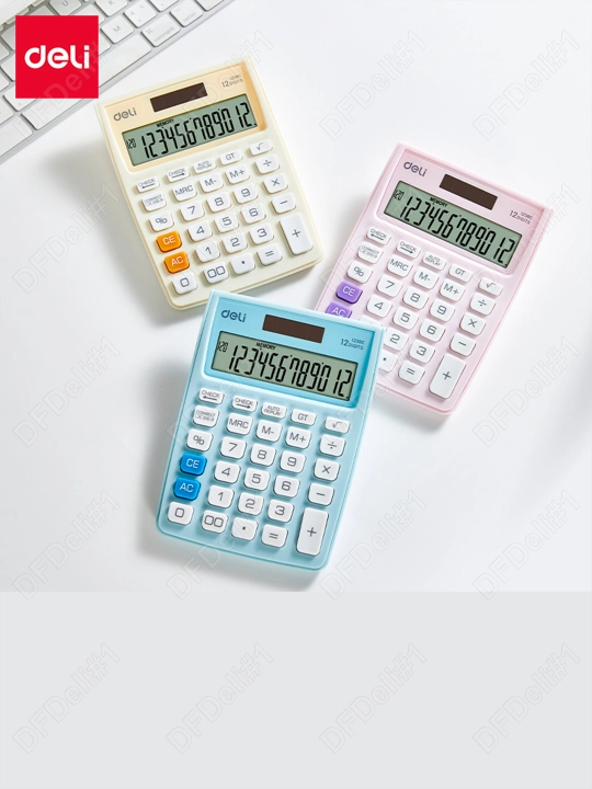 Калькулятор 12 разрядов CHECK E1238C Deli, 1238C