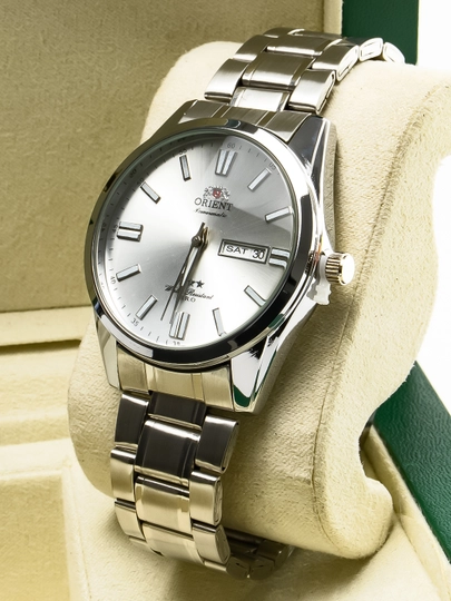 Мужские часы Orien Automatic S.R.O, стальной корпус, календарь