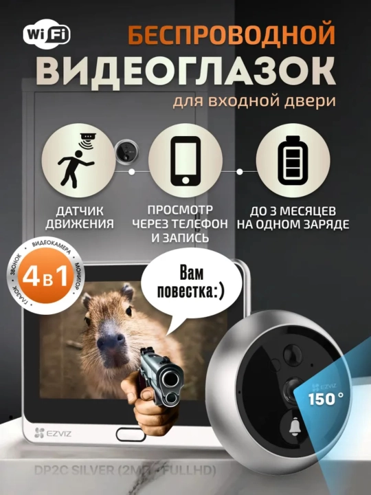 Ezviz DP2C 1080p Full HD - 