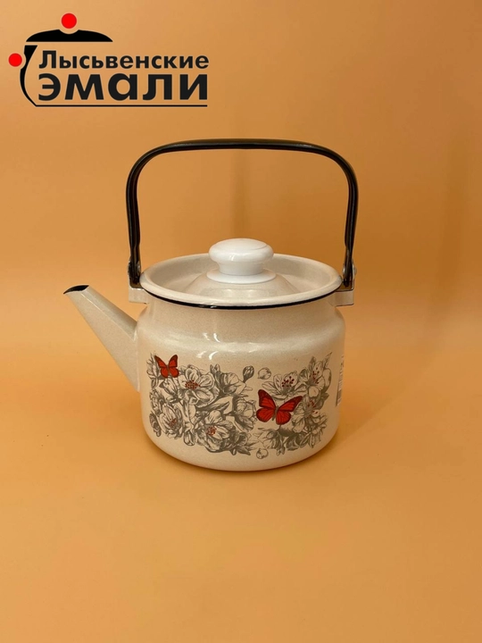 Чайник с крышкой, чайник заварочный, 2.0 л, эмалированный
