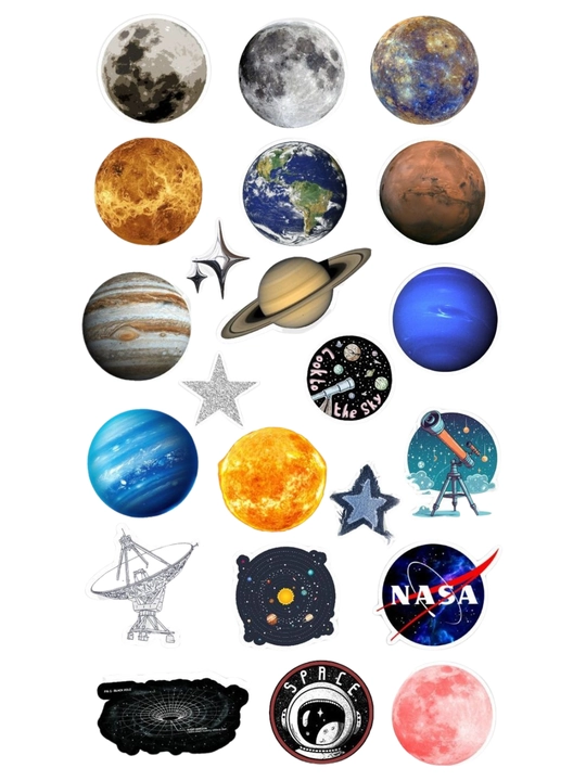Stiker nakleyka kosmos NASA - 