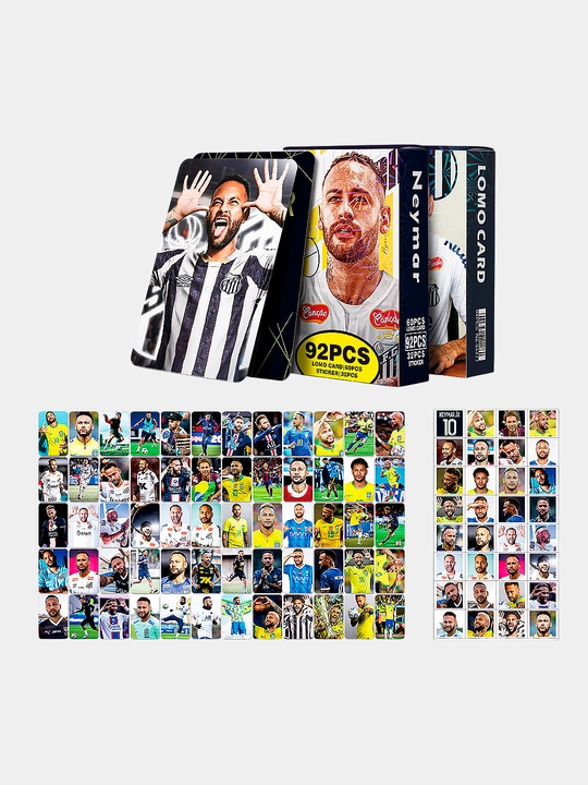 Lomo kartalar 92 d. 60 ta karta + 32 ta stiker futbol basketbol superqahramonlar