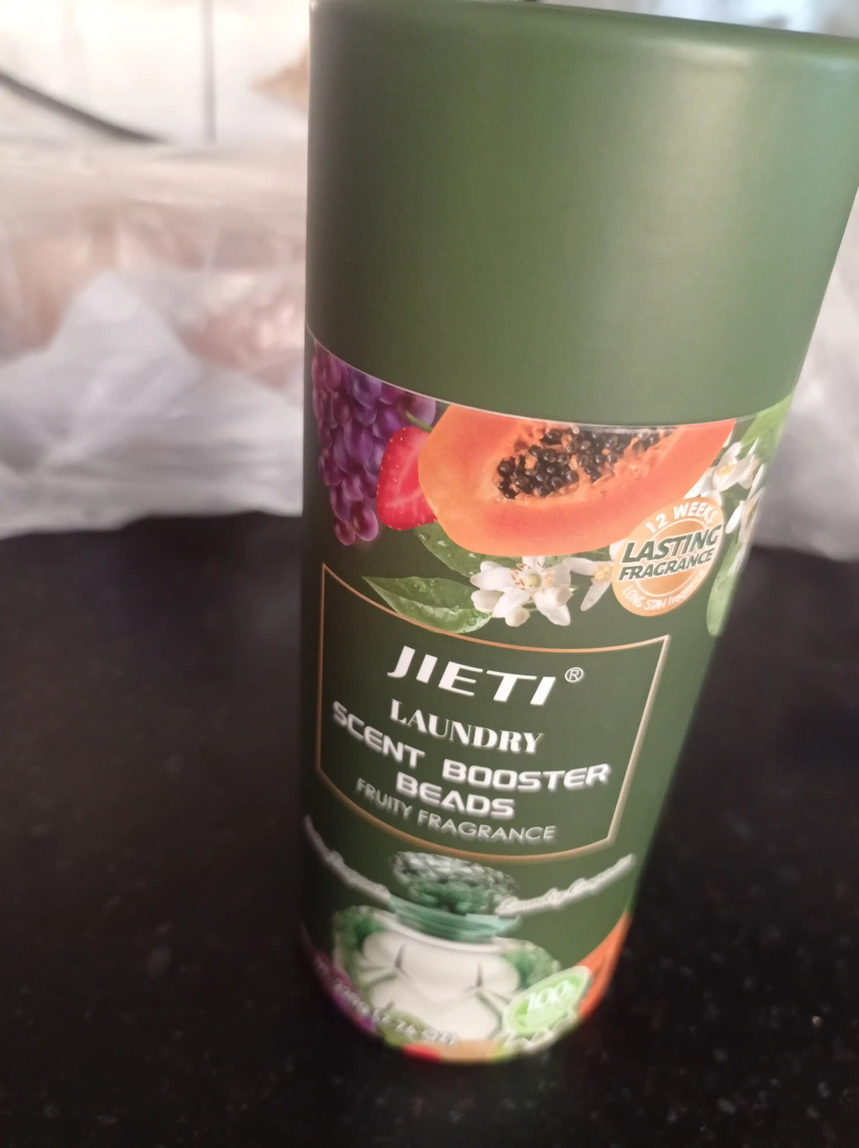 Kir yuvish aromatik granulalari Jieti, kiyimlarni yuvish uchun, 220 g