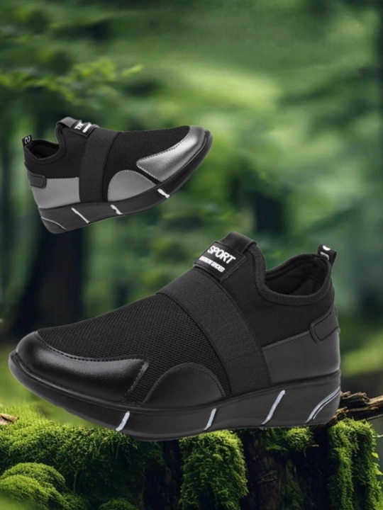 Ayollar qora krossovkalari,yengil va qulay,slip-on poyabzal,kuzgi kundalik oyoq kiyim