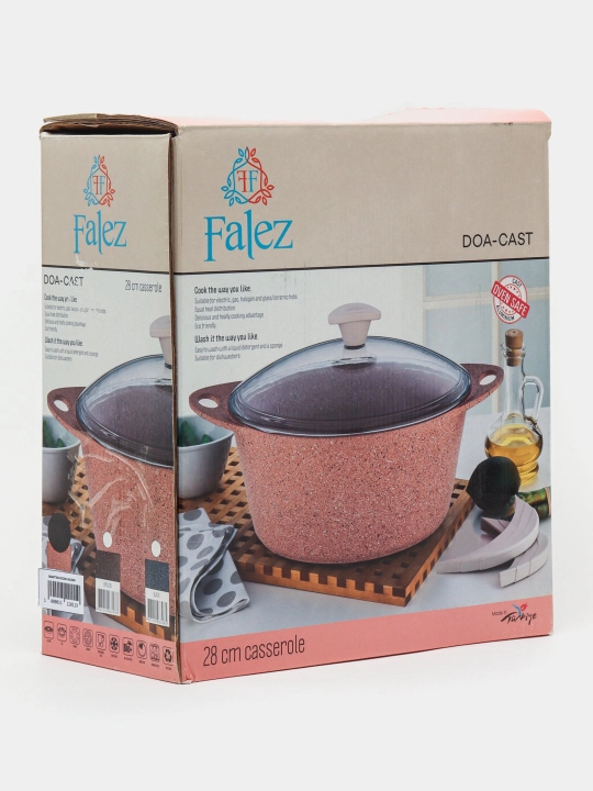 Falez litrli qozon – yopishmas qoplama, 7 qatlamli tizim