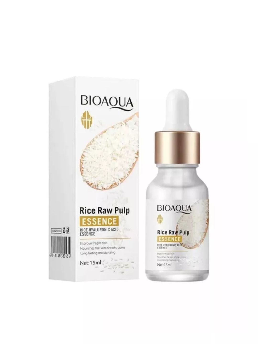 Сыворотка для лица Bioaqua Rice RAW Pulp Essence с экстрактом риса, 15 мл