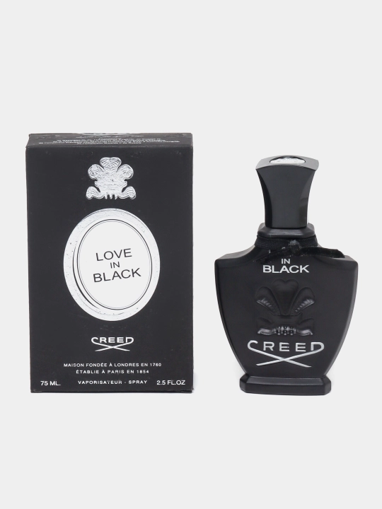 Ayollar uchun parfyumlangan suv Creed Love in Black, 75 ml Made in France