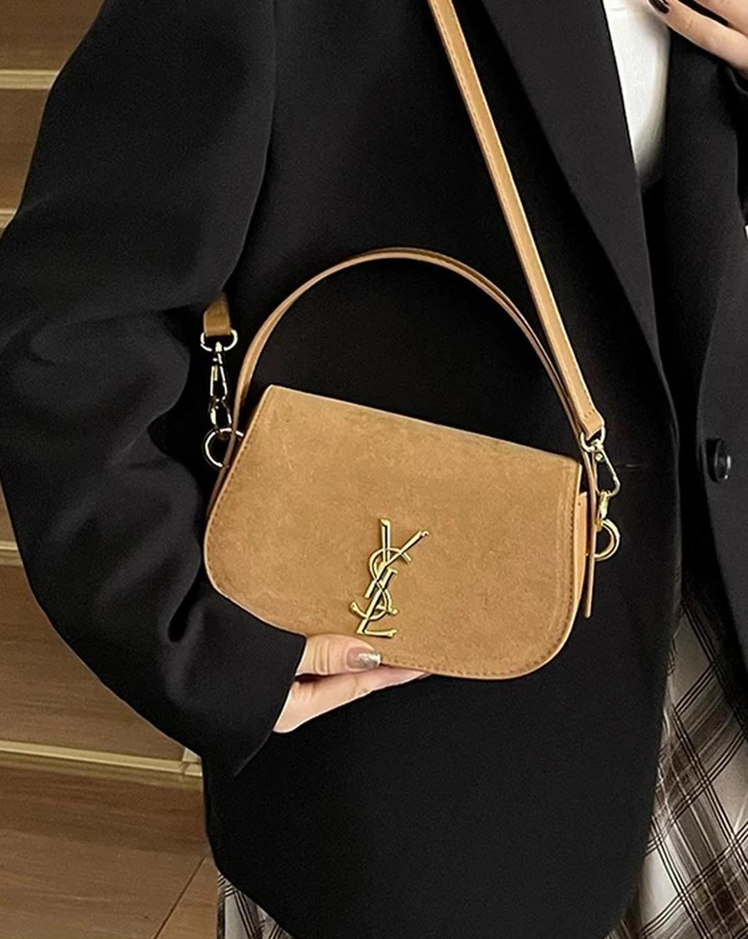 Sumka Rasmi Ayollar uchun MILORA YS Luxe sumkasi — yelkaga taqiladigan sumka, oltin ...