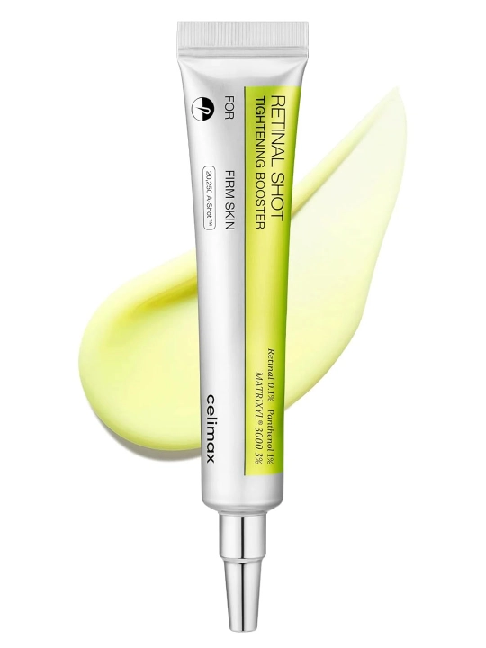 Celimax Retinol Shot: retinol va mikroignalar bilan-krem va zardob, teri tarangligi uchun