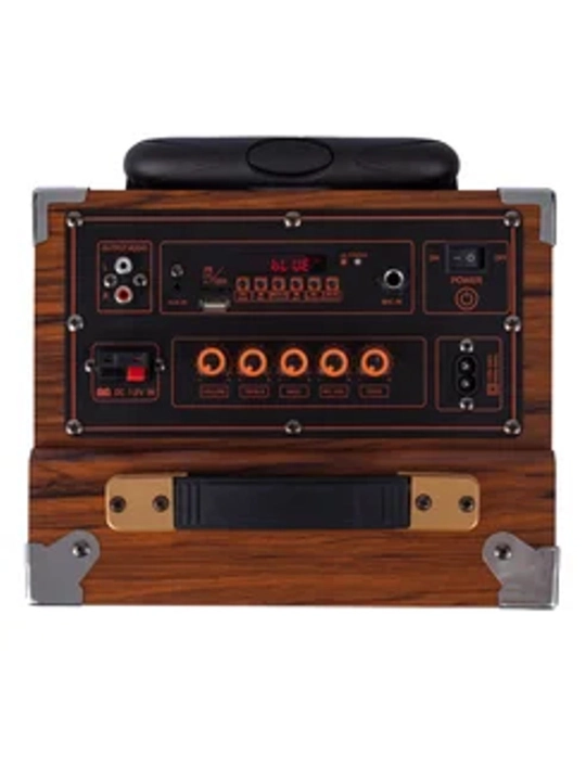 Katta Bluetooth simsiz karnay, karaoke, RGB yoritish, mikrofon va pult bilan