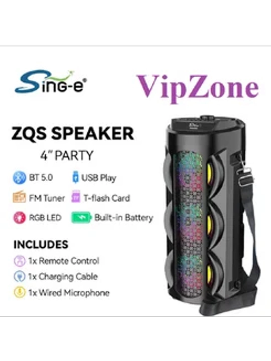 Katta Bluetooth simsiz karnay, karaoke, RGB yoritish, mikrofon va pult bilan