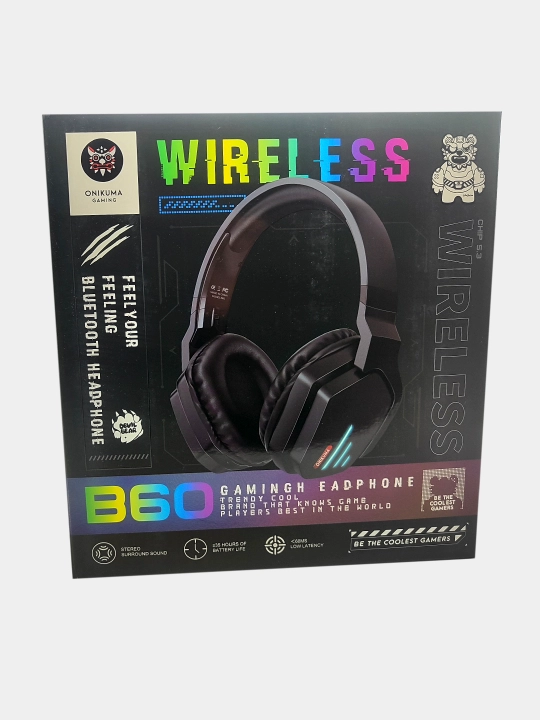 Беспроводная игровая Bluetooth-гарнитура ONIKUMA B60 - 