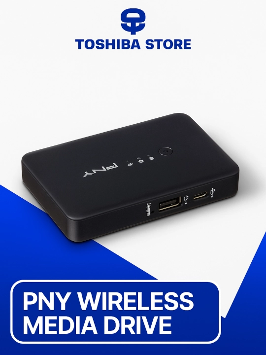 PNY Wireless Media Drive — беспроводное устройство для хранения и обмена файлами - 