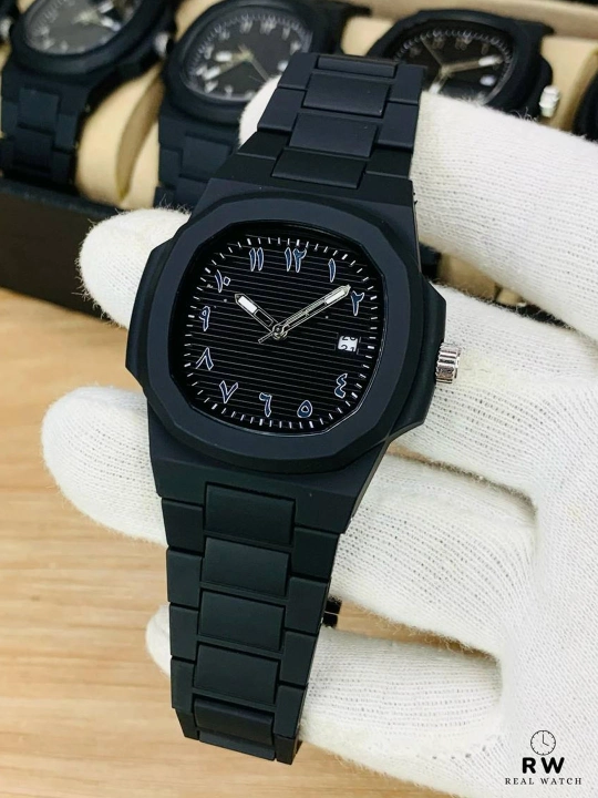 Patek Philippe uslubidagi — Black Edition qo‘l soati - 
