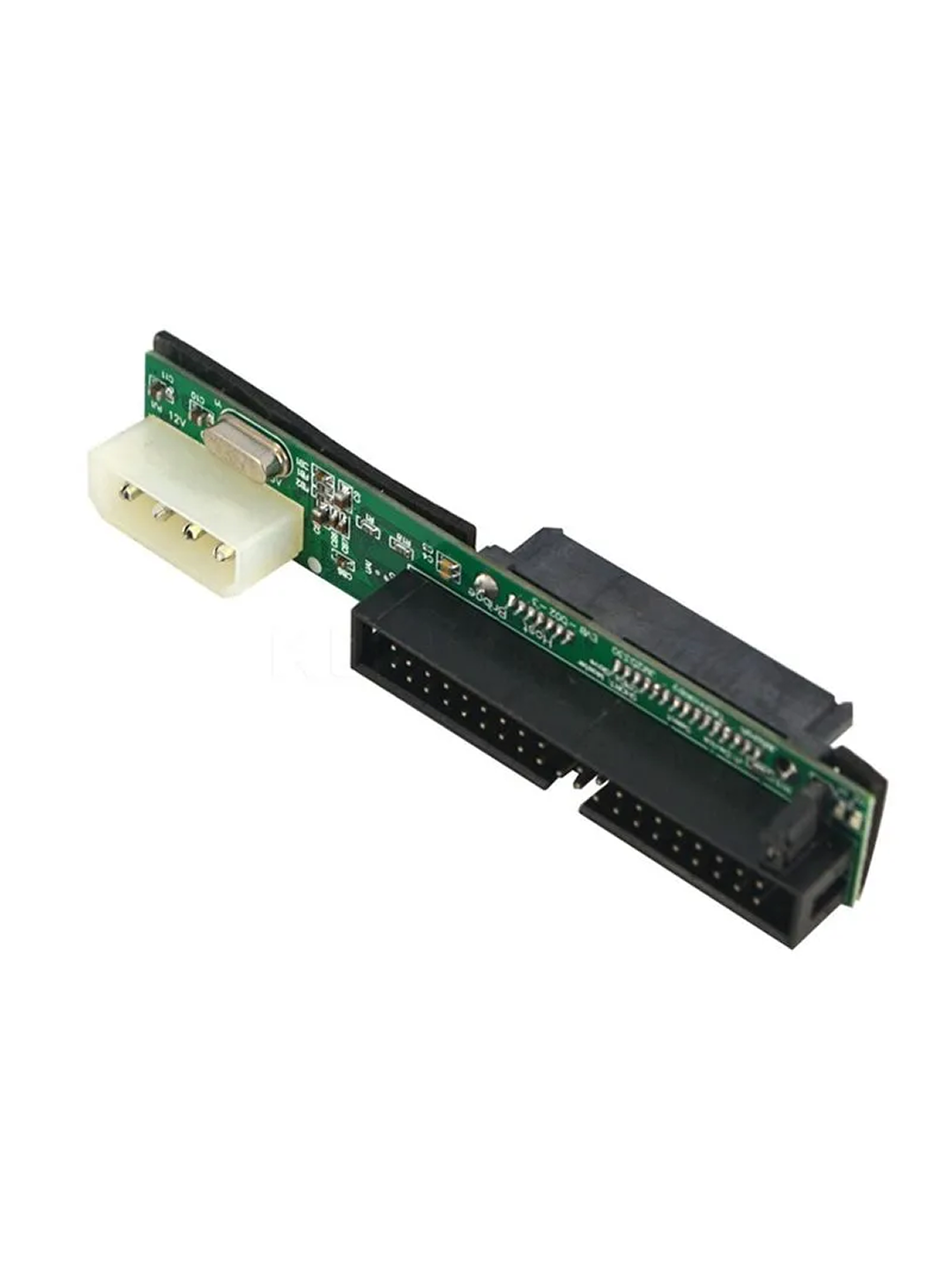 Sata dan IDE 2.5 gacha bo'lgan ayoldan 3.5 dyuymli erkakka 40 pinli adapter konvertori