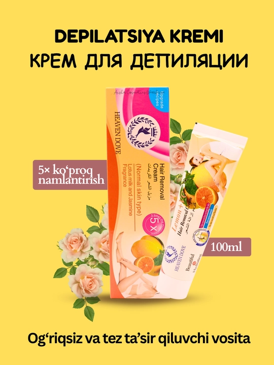 Depilyatsiya krem Heaven Dove Rose 5X - 