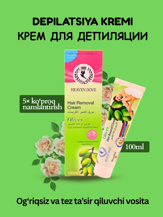 Depilyatsiya krem Heaven Dove Rose 5X - 