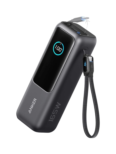 Anker Laptop Power Bank (25000, 165W, oʻrnatilgan va tortib olinadigan kabellar) 3