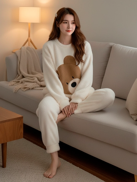 Ayollar uchun pijama tepa past