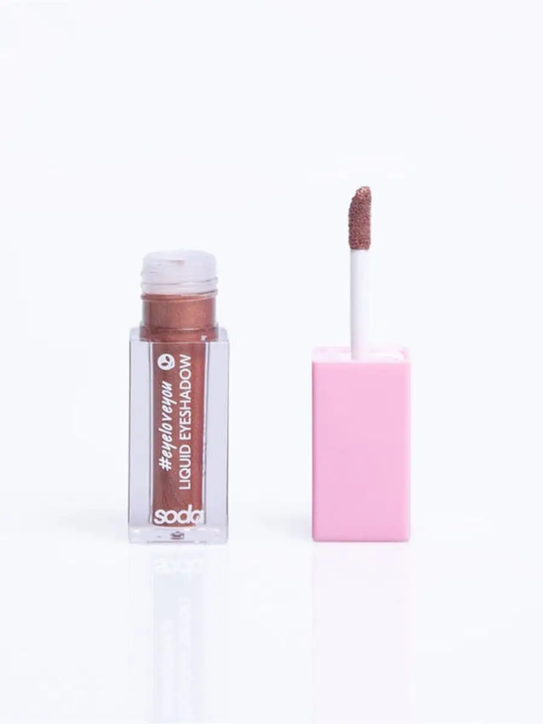 Qovoq uchun suyuq ten SODA LIQUID EYESHADOW, 005 Bronze Gal, 4 ml - 