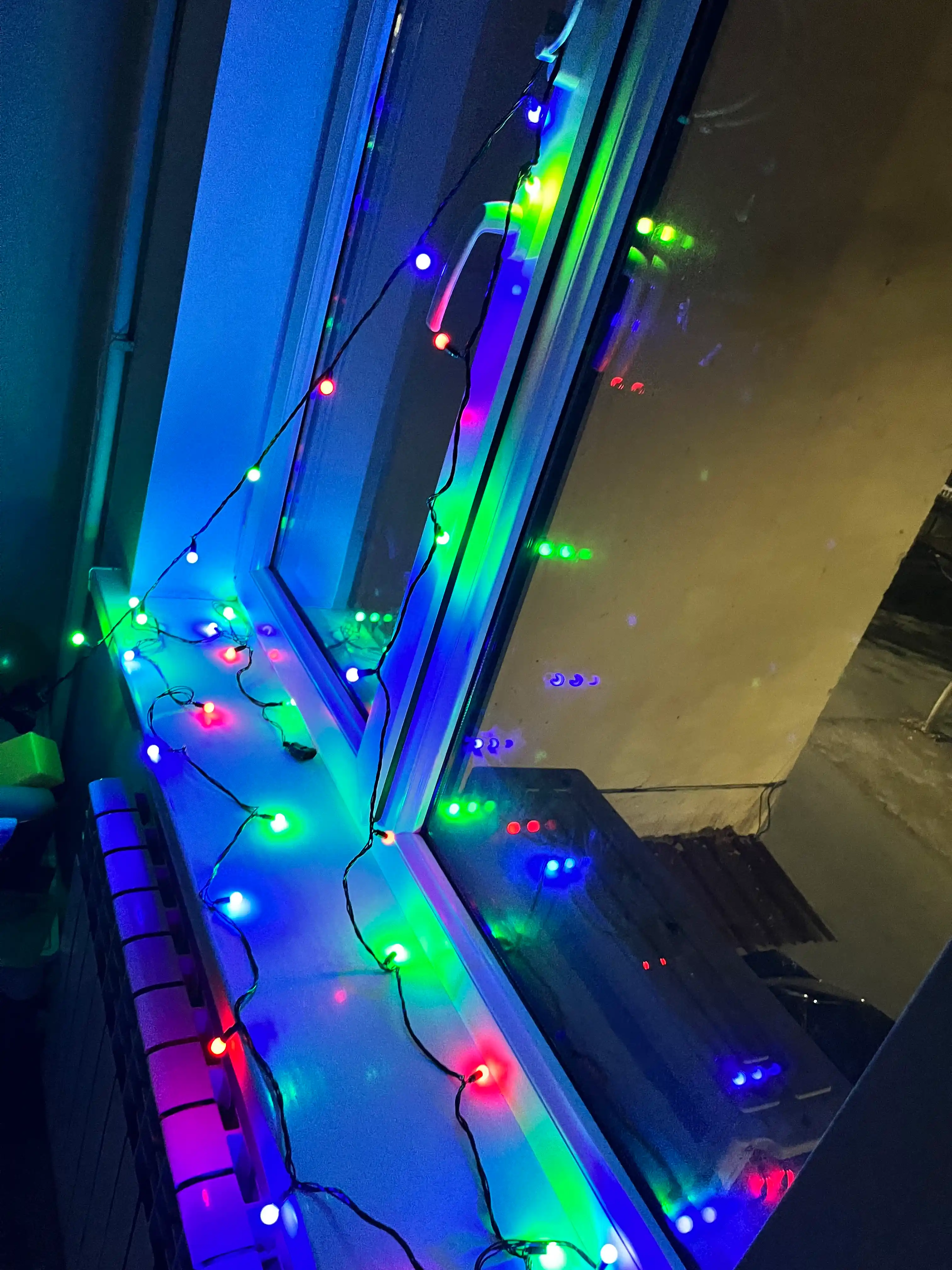 Гирлянда для елки, комнаты, окна, разноцветная LED, 5 м, с удлинителем, Vegas "Шарики"