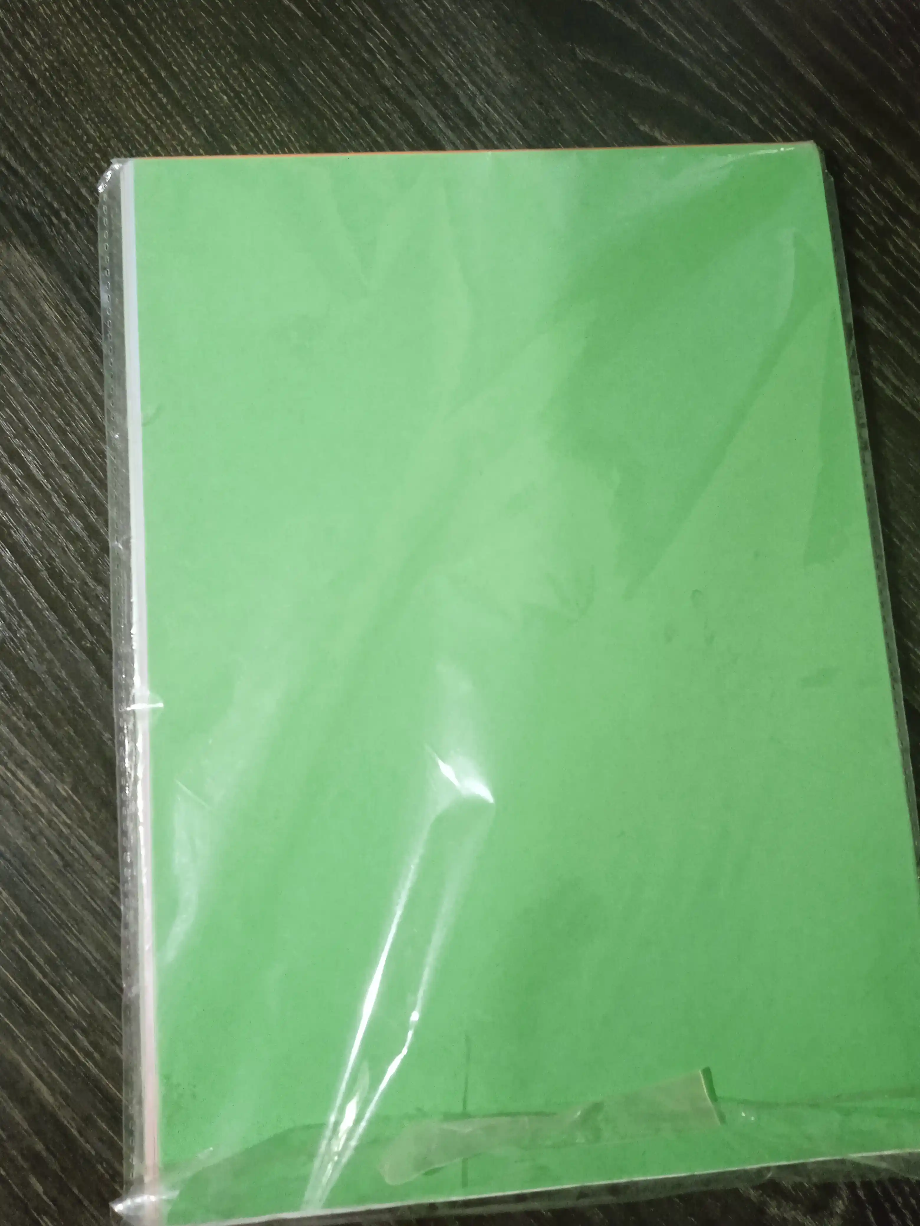 Rangli qog oz, A4, ofis, maktab va bog'cha uchun, 10 xil yorqin rangda, 100 dona