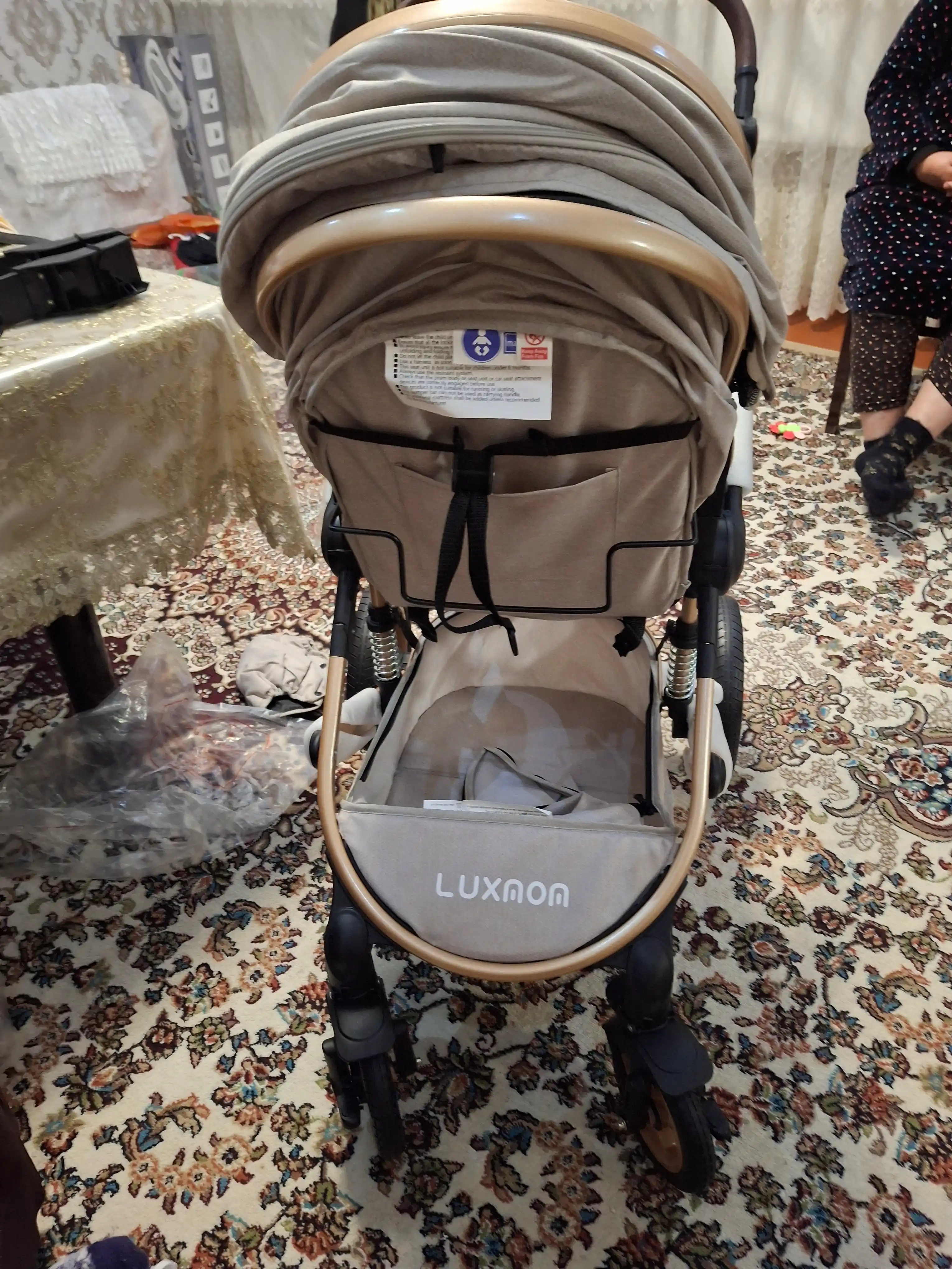 Детская коляска luxmom 518 + C 3 в 1 , трансформер