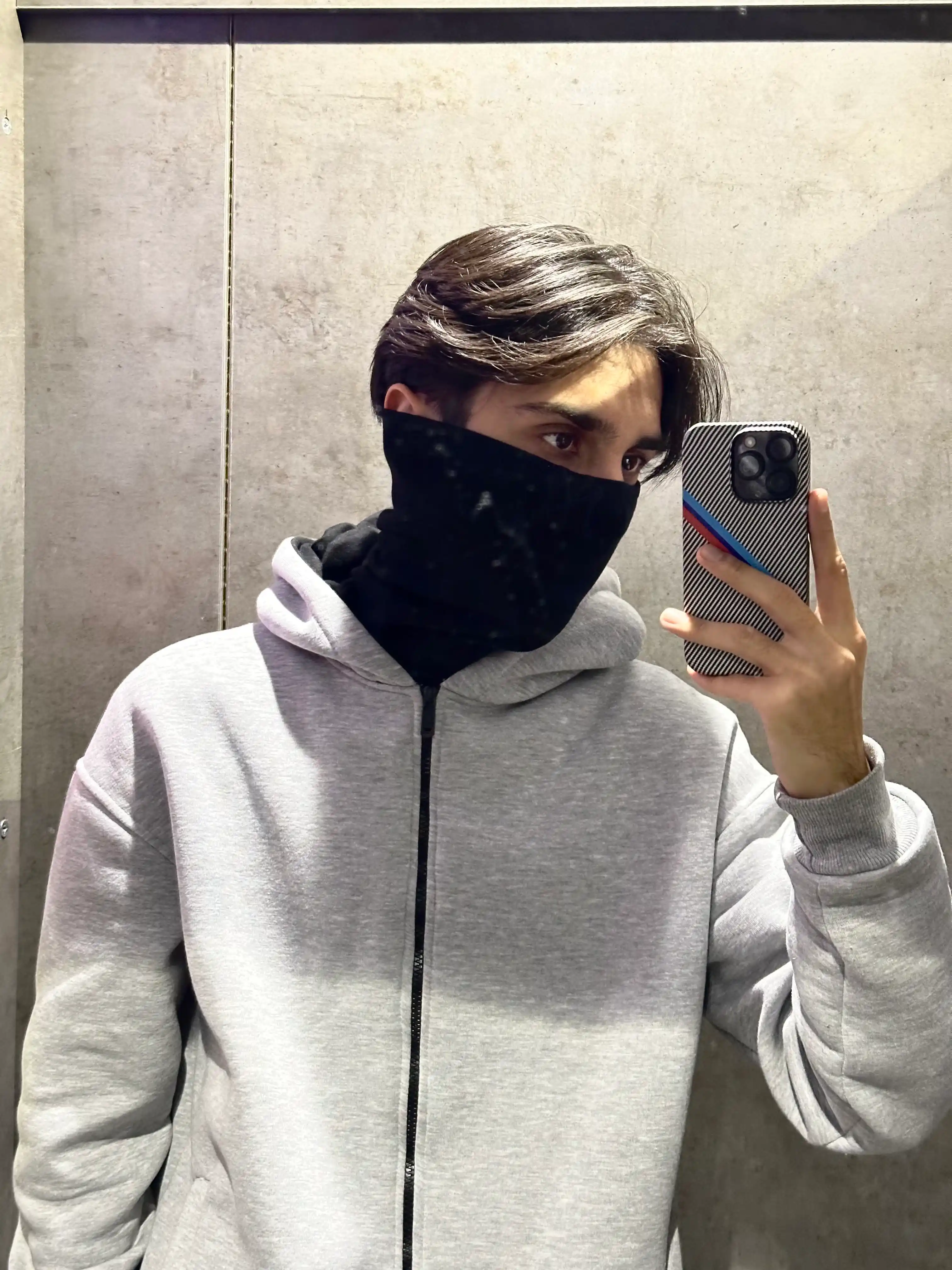 Qalpoq-niqob, 2 tasi 1 da to‘plam, qishki, 95% paxta