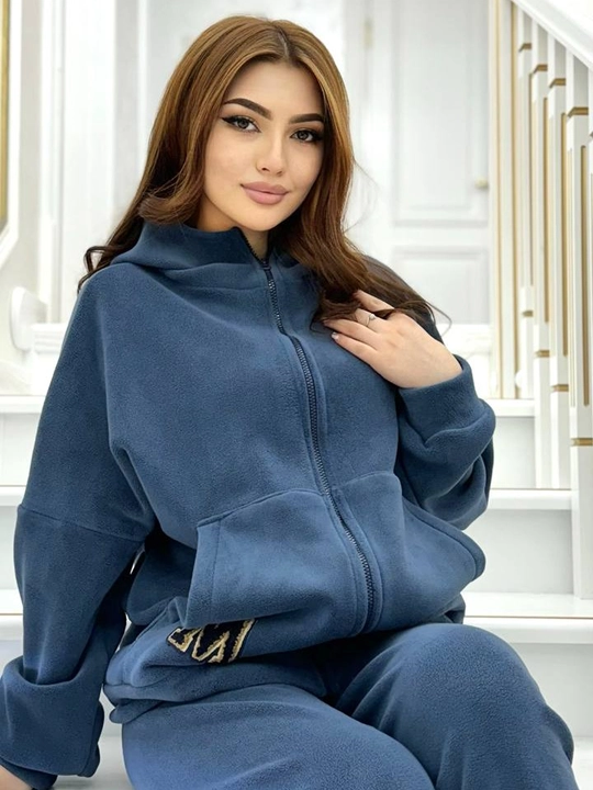 Женская осенняя двойка, Тедди ткань