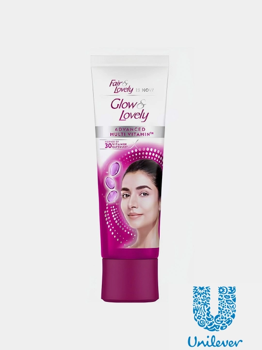 Yuz uchun krem, GLOW & LOVELY, multivitaminli - 