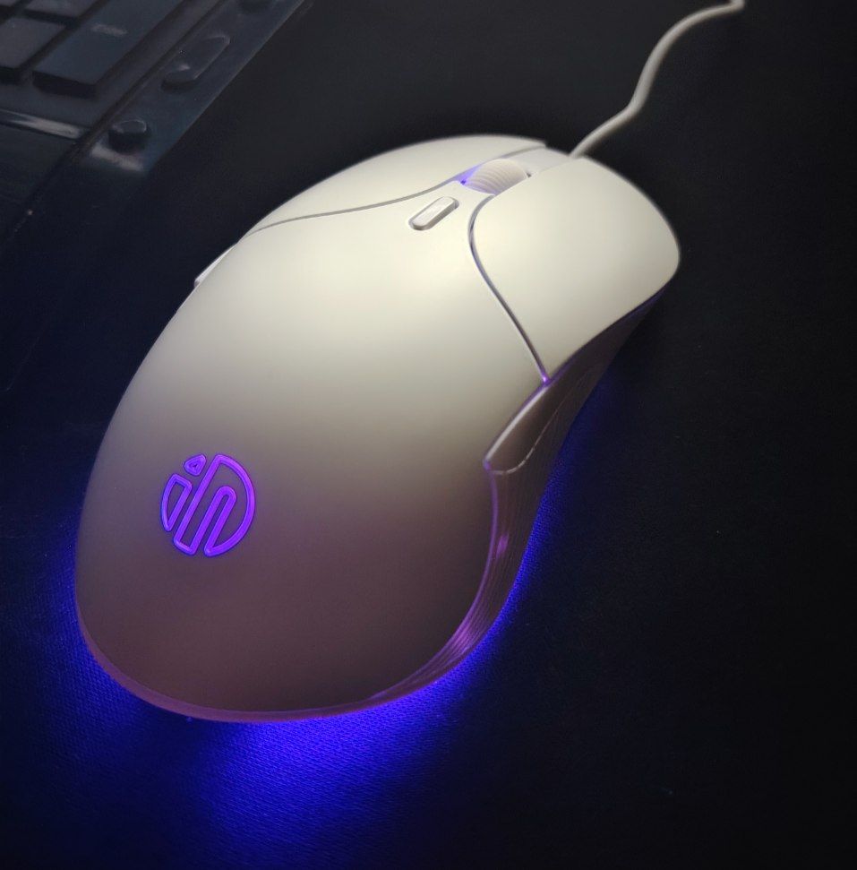O‘yin sichqonchasi, simli, shovqinsiz va RGB yoritgichli, optik sensor, 12800 DPI