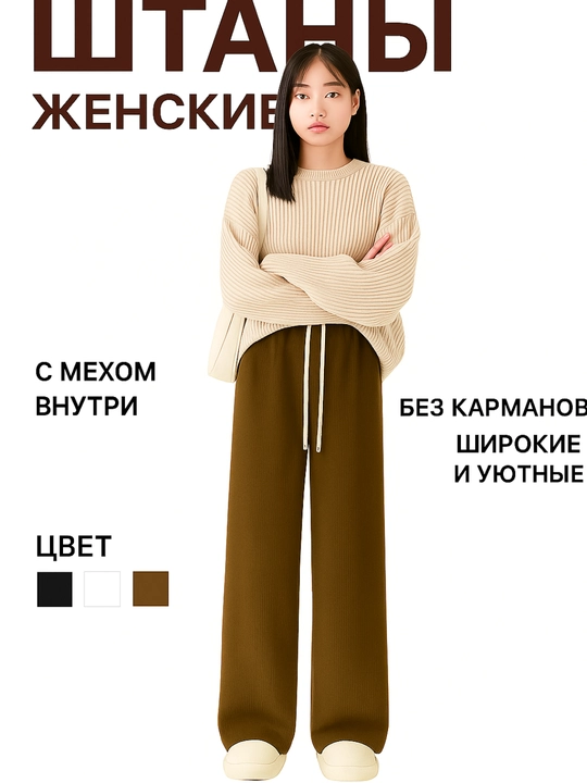 Ayollar uchun keng baxmal ishtonlar, kuz-qish mavsumi, baland bel bilan, erkin, velvettan