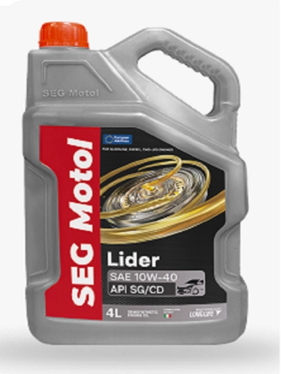 SEG Motol Lider SAE 10W-40  API SG/CD, 4 литра — OILMART-LIDER10W404L