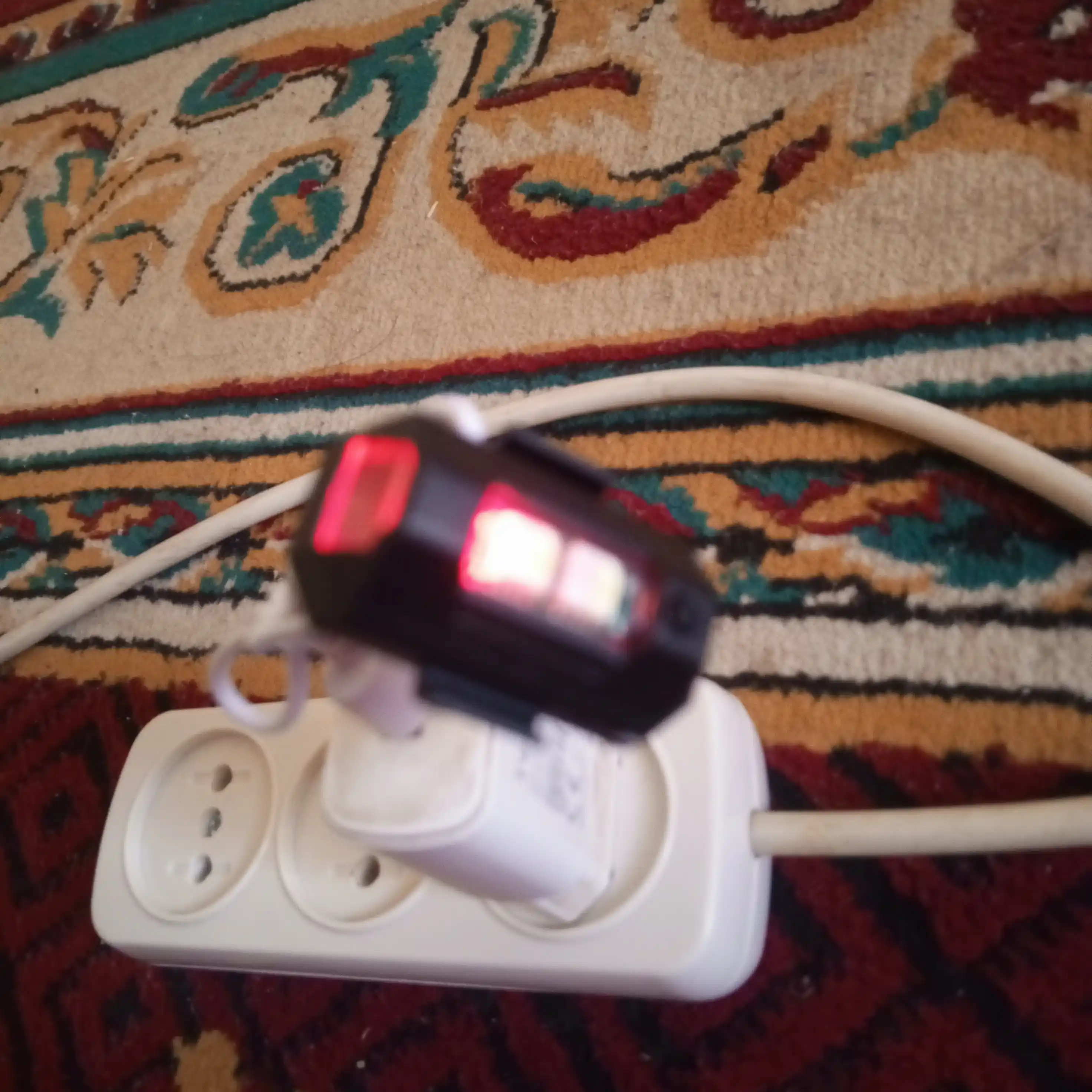 Mini-migalka, RGB LED, 7 xil rang, universal