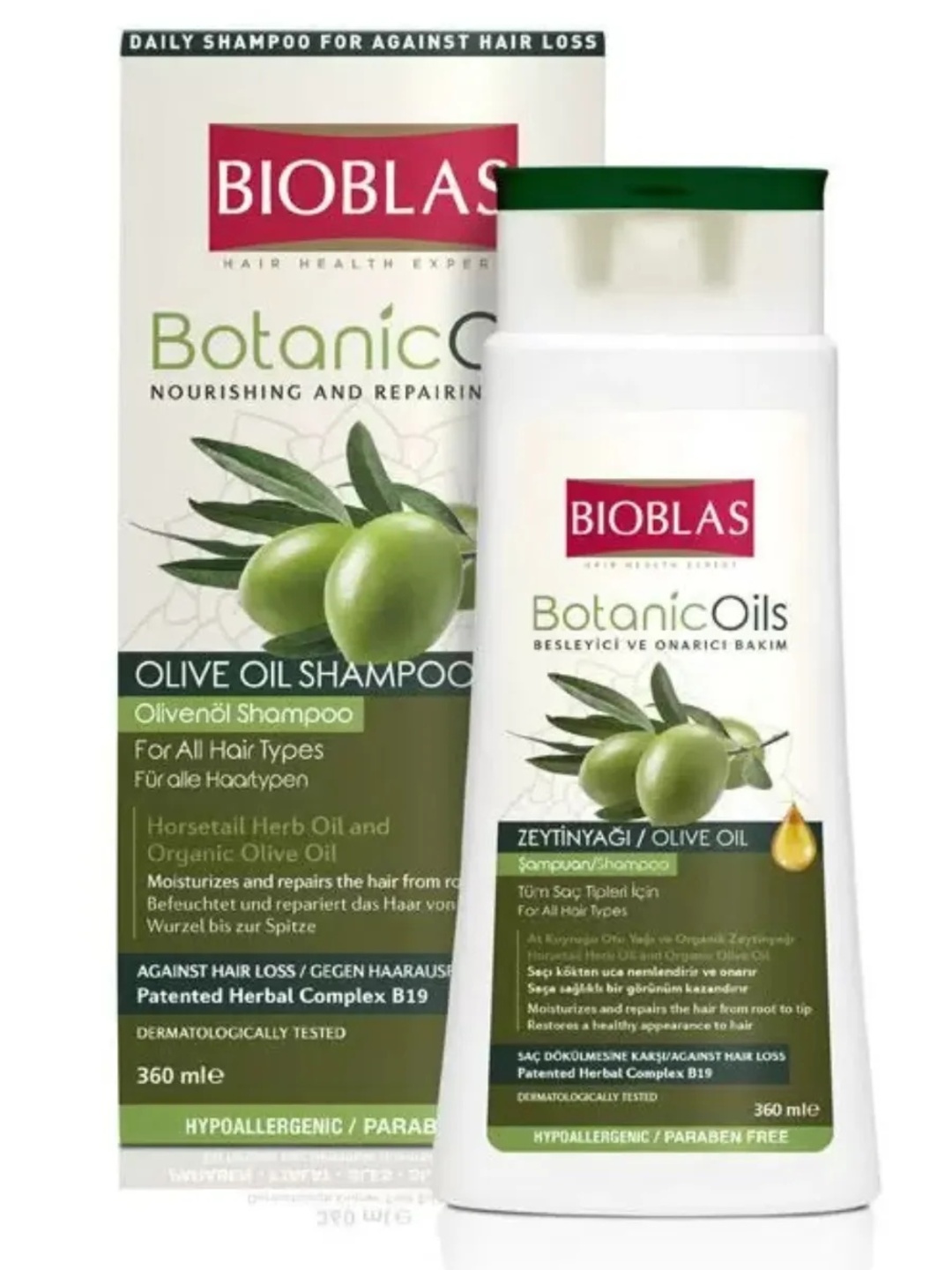 Bioblas Botanic Oils zaytun moyi shampuni - 