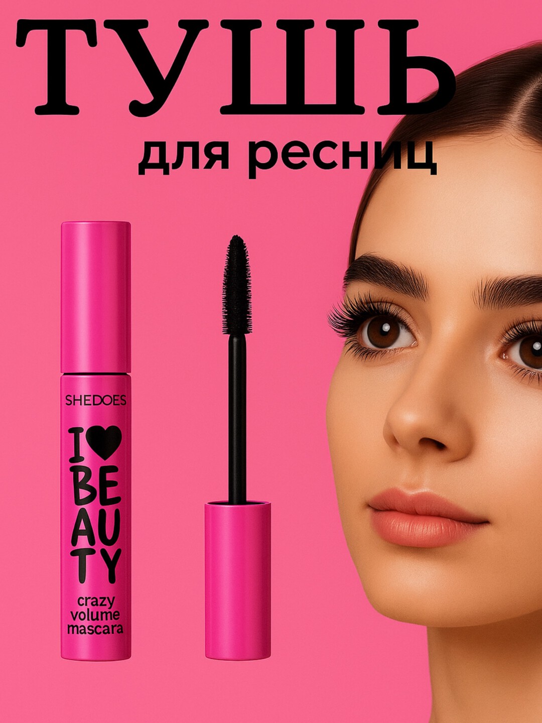 Kipriklar uchun tushlar, cho'zilgan, suv o'tkazmaydigan, professional, 4D, 2 tasi 1 da - 