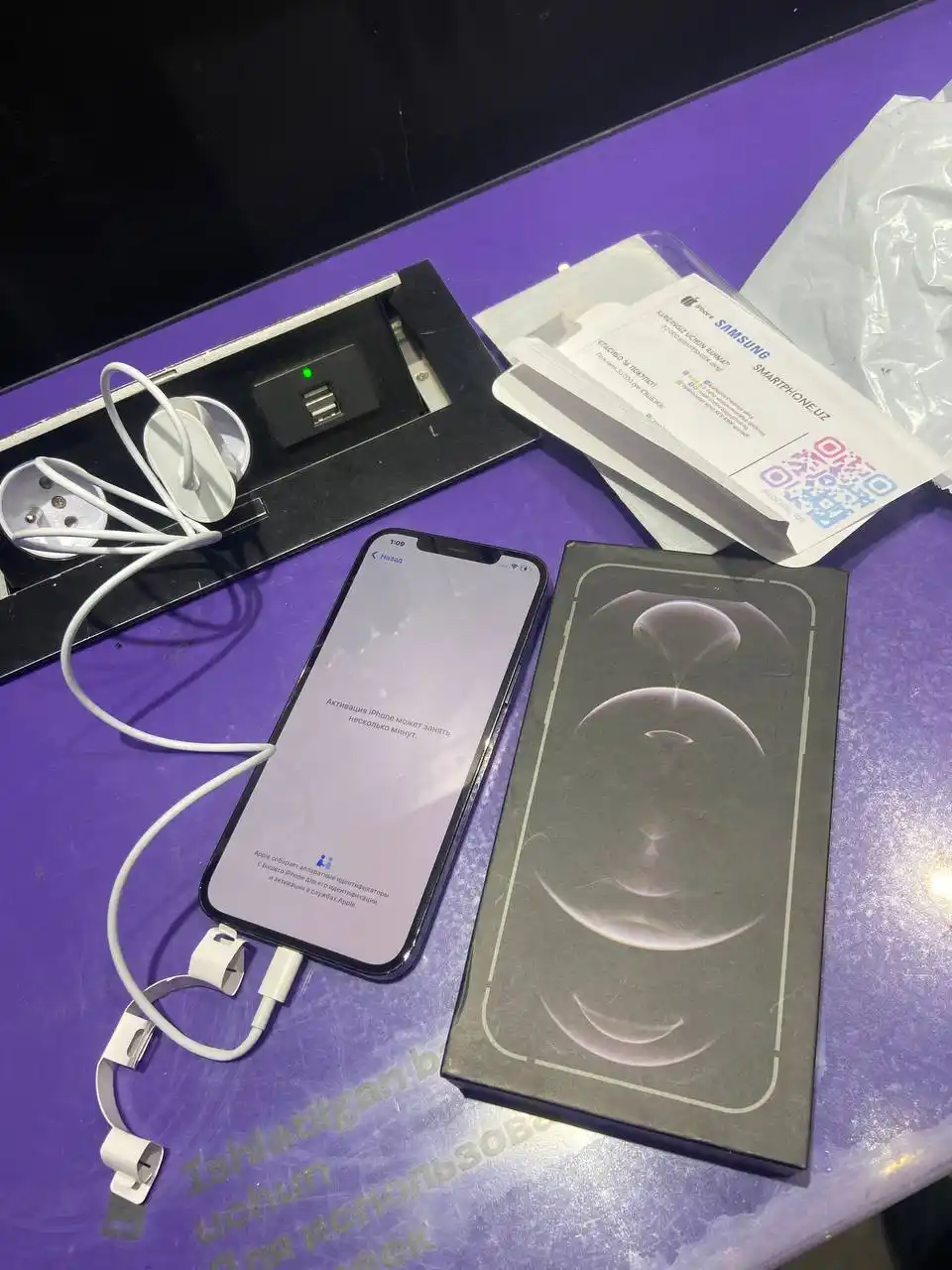 Смартфон Apple iPhone 12 Pro MAX, 128/256 ГБ , SIM+sim, чехол и стекло в подарок