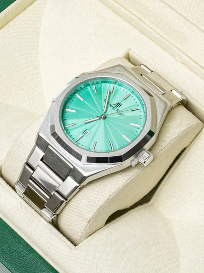 Мужские наручные часы Audemars Piguet Royal Oak Style — MICRO1-AP60-БИРЮЗ