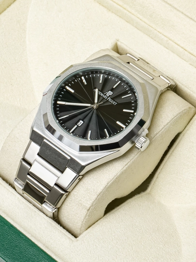 Мужские наручные часы Audemars Piguet Royal Oak Style — MICRO1-AP60-ЧЕРН
