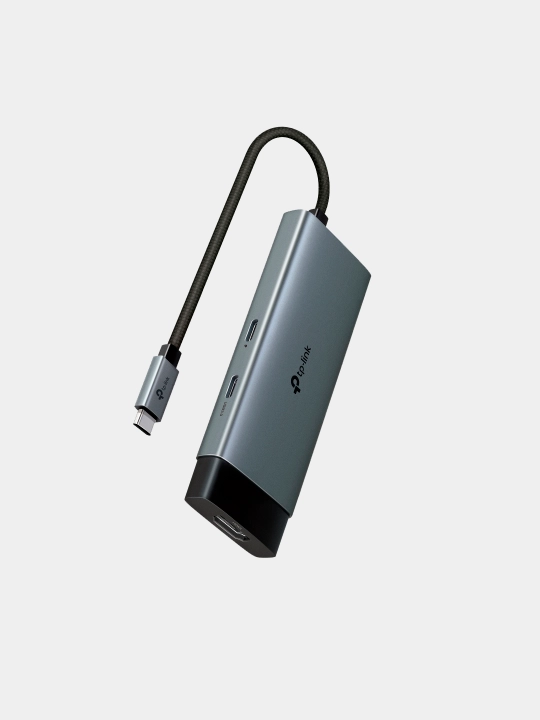 Док станция TP‑Link UH5020C — USB Type‑C 5в1 Хаб (HDMI 4K@60Hz, PD 100W, USB‑C & 2× USB‑A)