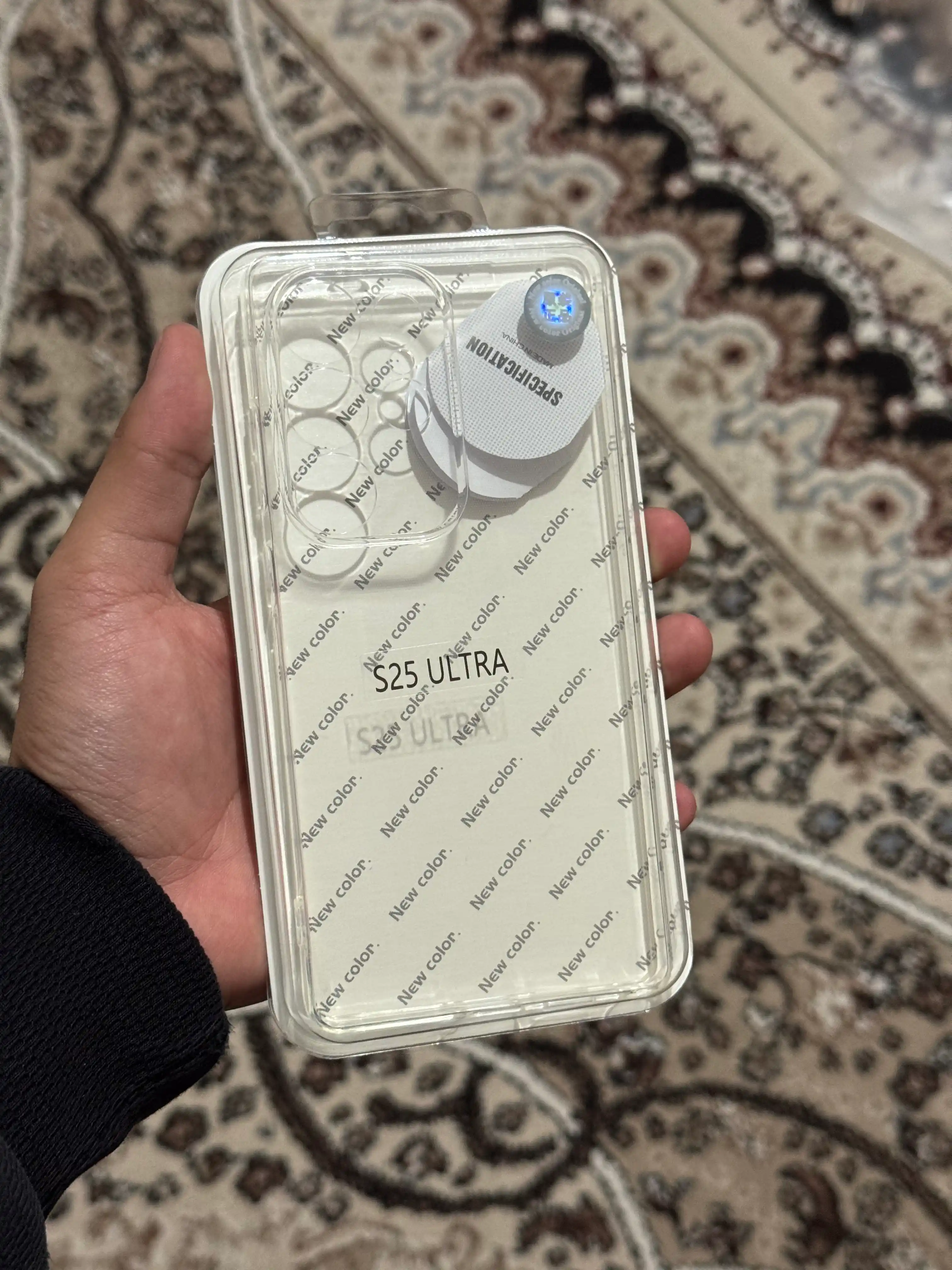 Samsung g‘ilofi "S26" ,"S25," "S24," "S23" "Ultra" shaffof silikon