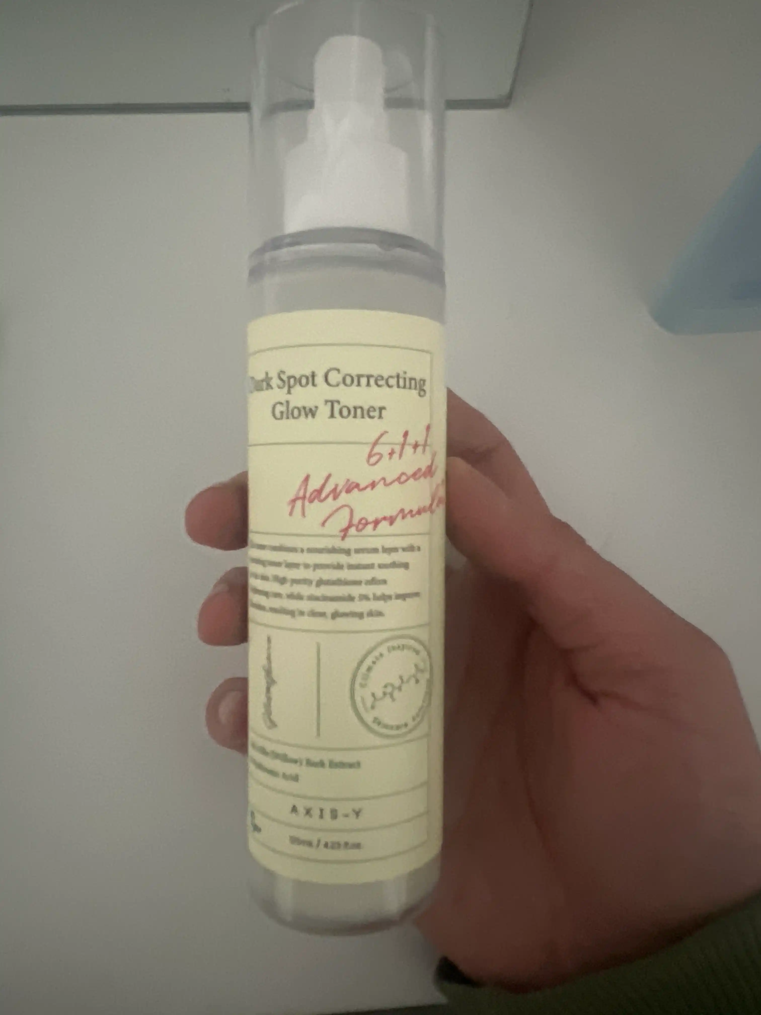 AXIS-Y niatsinamid va glutationli pigment dog‘laridan yuzni oqartiruvchi toner, 125 ml