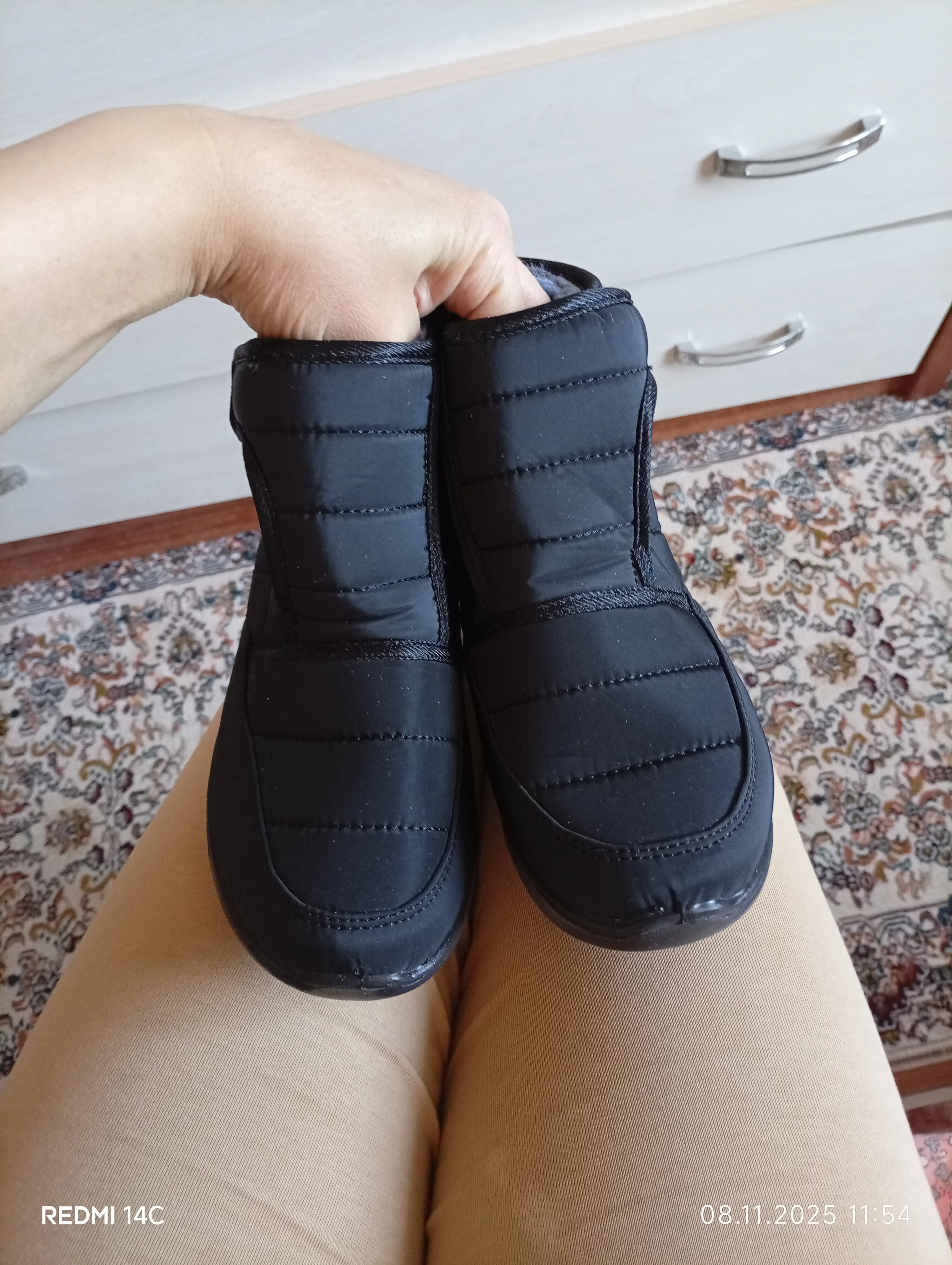 O‘g‘il bolalar uchun qishga mo‘ljallangan issiq, mo‘ynali,  tagcharmli botinkalar, 31-41