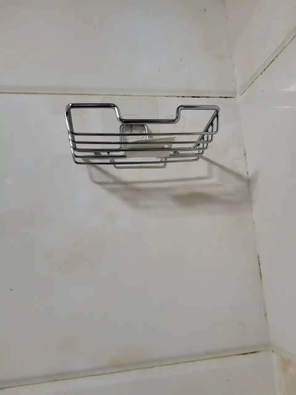 Panjarali sovun ushlagich, zanglamaydigan po‘lat, samokleykali, 14×9×2,5 sm 