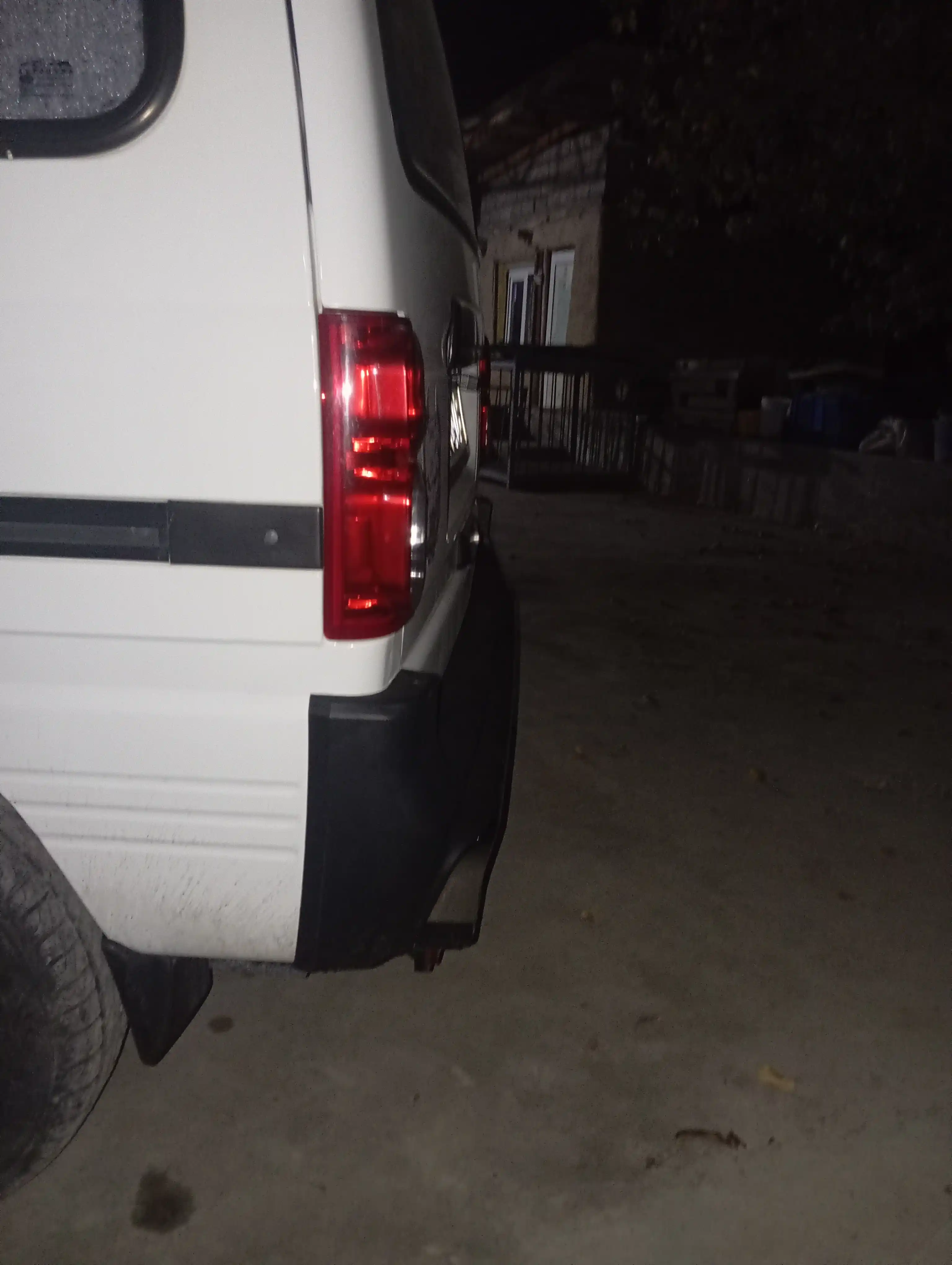 Задний бампер на Damas в стиле AMG с никельными вставками глушителем tuning Дамас-Labo