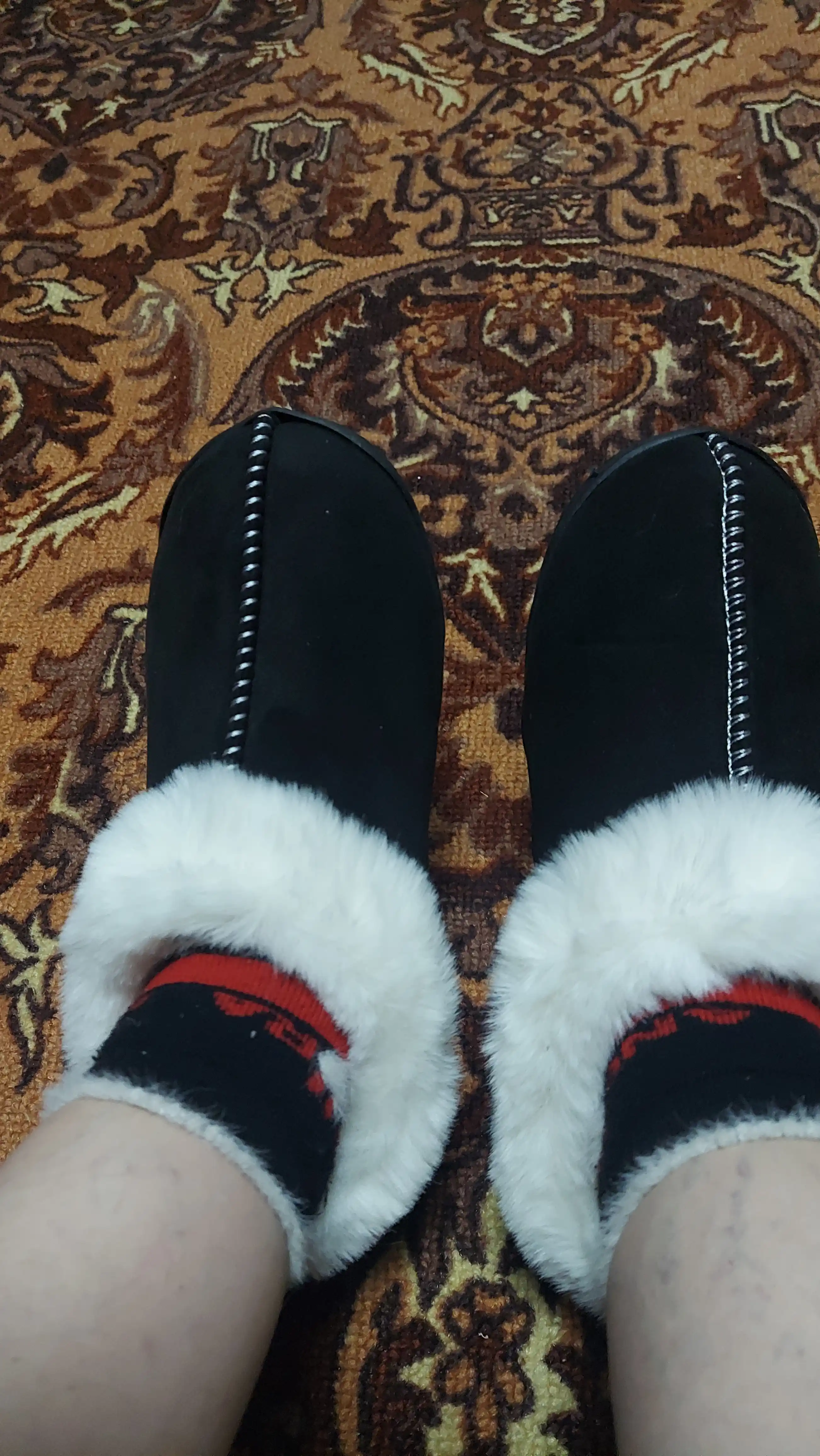 DISHER CozyStep ayollar qishki uy tapochkalari, yumshoq astarli, ayollar shippaklari
