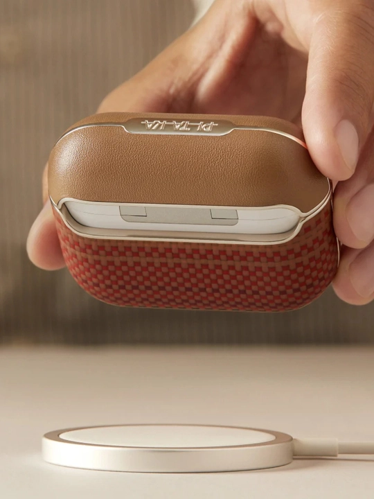 Чехол PITAKA для беспроводных наушников AirPods 4, Pro, Pro2, Pro3, из кевлара, сверхпрочный