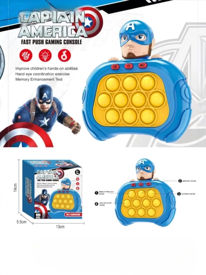 Игрушка антистресс Pop it, на батарейках, "ЭлектроГений", головоломка — UNSHOPU-POPT-ЛАЗУР